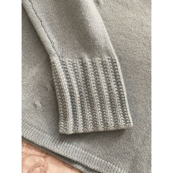 NWOT Ann Taylor Cashmere sweater, size M. pale blue - Picture 3 of 5